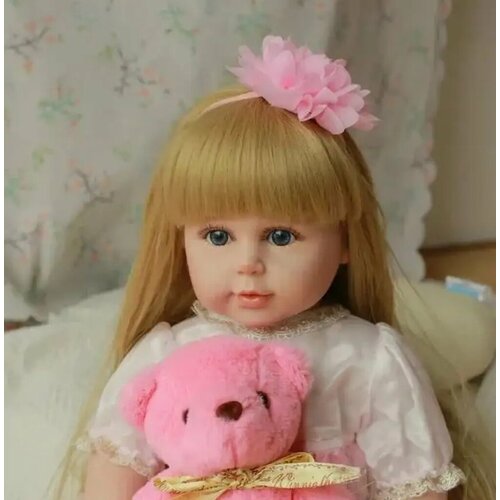 Кукла reborn 55см. Мягконабивная кукла младенец егорка 59 см глаза закрываются