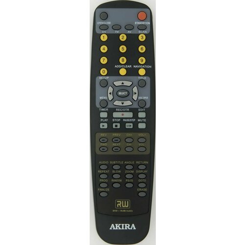 Пульт Akira 2003-10 для DVD рекордера DVR-3688KX new universal remote for panasonic under tv remote control rm 532m for eur7717010 eur7717020 eur7717030 eur501330