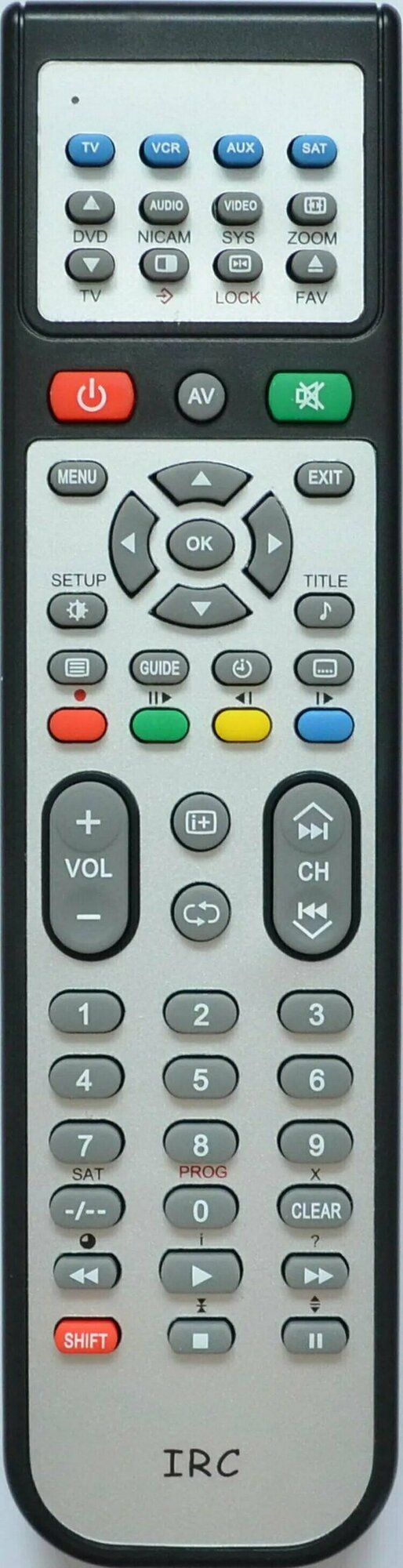 Пульт для DVD плеера BBK DV968S, URC-101