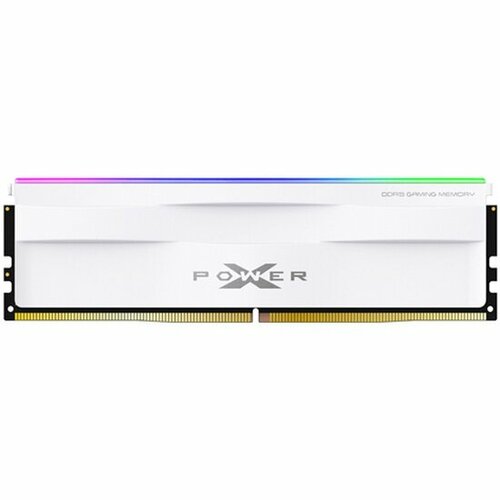 Оперативная память SILICON POWER DDR5 16Gb 6000MHz pc-48000 XPOWER Zenith RGB White CL40 135V SP016GXLWU600FSH 945300₽