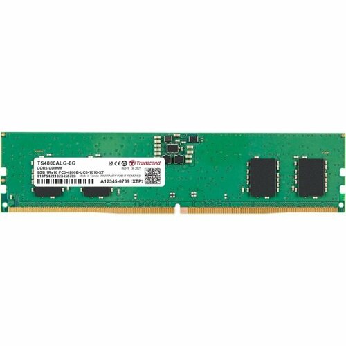 Оперативная память Transcend DDR5 8Gb 4800MHz pc-38400, 1Rx16 (1Gx16)x4 CL40 1.1V (TS4800ALG-8G) оперативная память transcend оперативная память transcend ts128mld64v4j ddr 1024mb