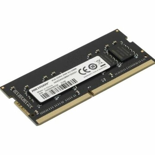 Оперативная память Hikvision SO-DIMM DDR4 4Gb 2666MHz pc-21300 CL19 HKED4042BBA1D0ZA1/4G модуль памяти ddr4 16gb 2666mhz ntbsd4n26sp 16 basic rtl pc4 21300 cl19 so dimm 260 pin 1 2в single