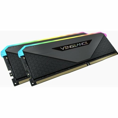 Оперативная память CORSAIR DDR4 16Gb (2x8Gb) 4000MHz pc-32000 Vengeance RGB RT black (CMN16GX4M2Z4000C18)