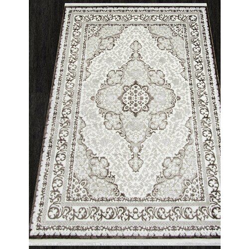 Ковер ALFANI Q011A BROWN FDY/CREAM SHRINK в гостиную в дом в зал в квартиру в комнату в спальню 2 x 2.9 м.