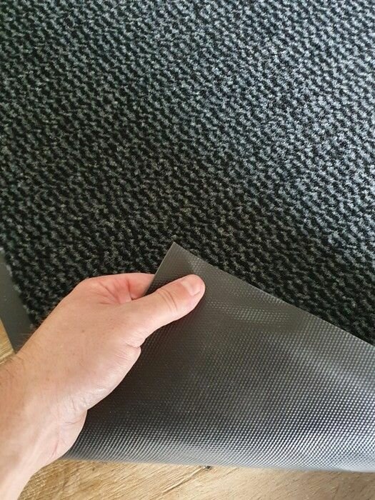 Грязезащитный коврик PERU 50 серый 0.9 x 1.2 м. - фотография № 3