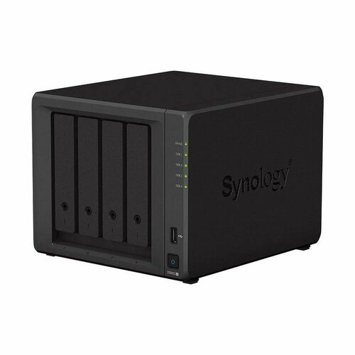 Synology Дисковый массив DS923+ Сетевое хранилище C2GhzCPU 4Gb upto8 RAID0,1,10,5,6 up to 4hot plug HDDs SATA 3,5' or 2,5' up to 9 with DX517