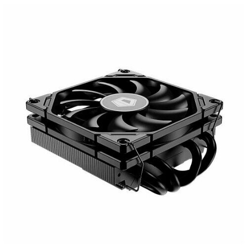 ID-Cooling вентилятор Cooler IS-40X V3 LGA1700 115X AM4 низкопрофильный высота 45mm черный BOX крепеж рамка для кулера на процессор для вентилятора материнской платы socket am2 ам2 ам3 am3 fm1 fm2 термопаста в