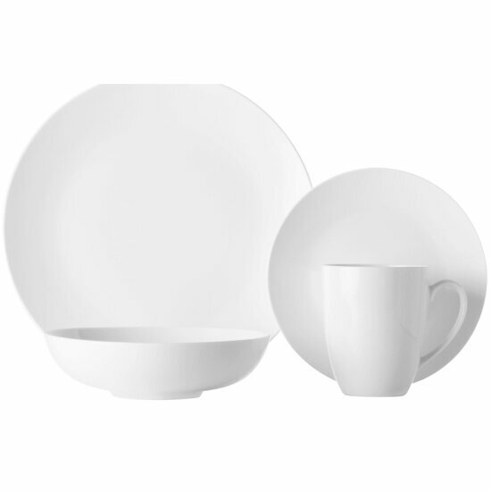 фото Набор обеденный MAXWELL & WILLIAMS 16 предметов "Белая коллекция" MW504-FX0148