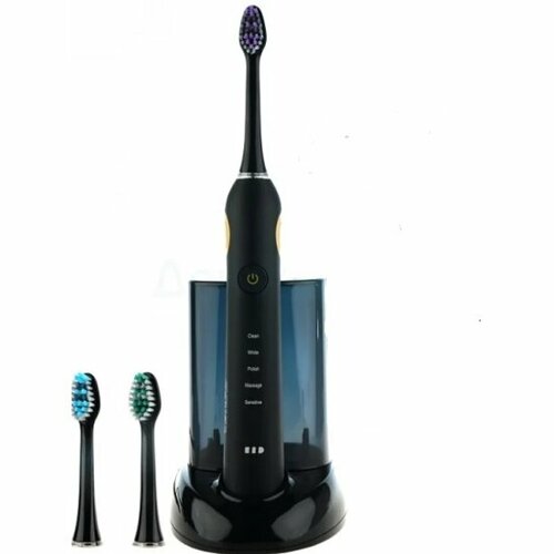 Зубная щётка электрическая DONFEEL HSD-015 черная 3 насадки 800000₽