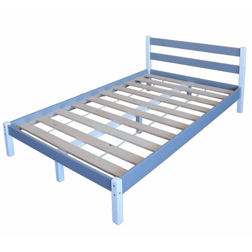 Кровать двуспальная деревянная из массива березы 