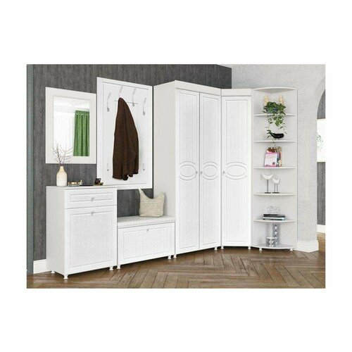 Прихожая Монако-6 белое дерево Белый 79889₽