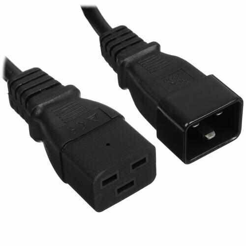 Кабель питания FinePower черный кабель питания iec 320 c19 iec 320 c20 5м lanmaster lan pp19 20 5 0 bk