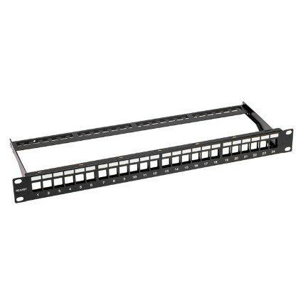 фото Rexant Монтажное оборудование 02-0053 Панель коммутационная наборная 19", 1U, 24 порта, UTP