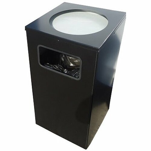 Урна для мусора Титан Мета Титан Квадро-13 80 л черная 3635₽