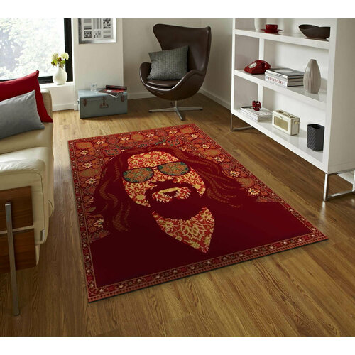 Ковер Большой Лебовски-1 130х190 см лофт модерн ворс 8 мм 242734 KoverVDom