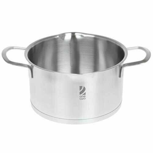 Кастрюля OneTwo Amber O3SC059 серебристый