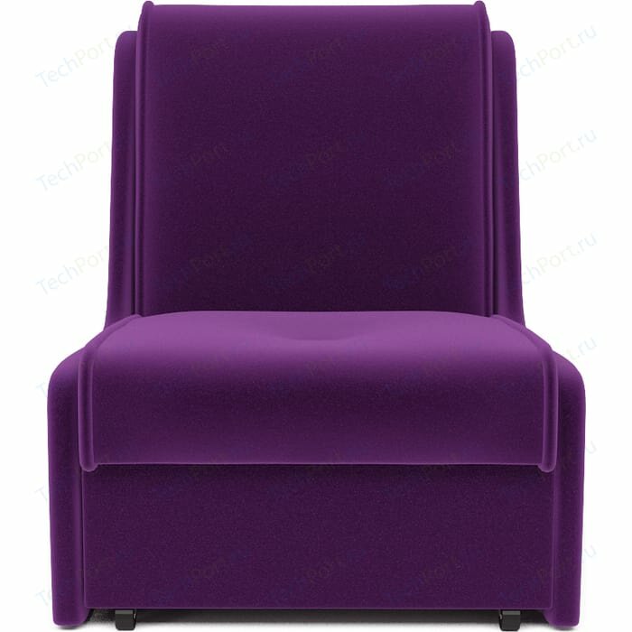 Кресло-кровать Mebel Ars Аккорд № 2 фиолет ППУ - фотография № 1