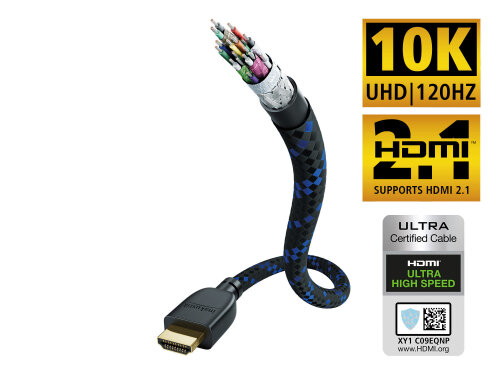 Кабель HDMI Inakustik Premium 2.1, 2.0 м
