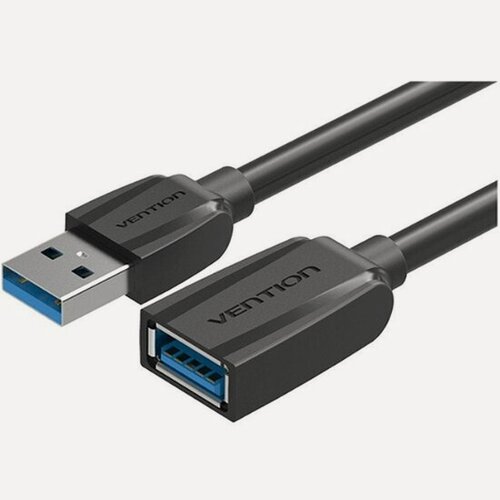 Изображение товара Кабель-удлинитель Vention USB 3.0 AM/AF - 0.5м Black Edition