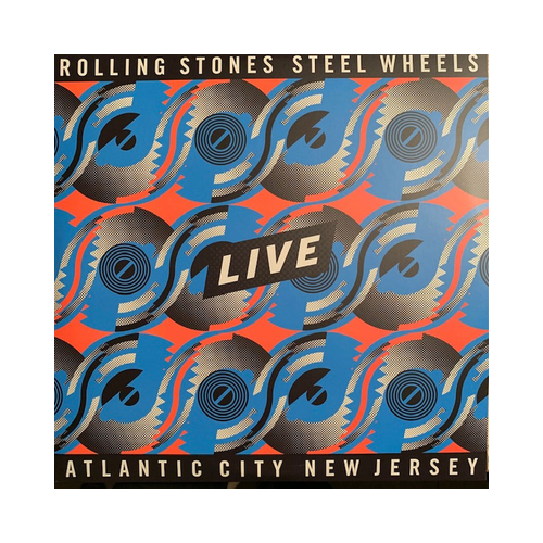 The Rolling Stones - Steel Wheels Live Atlantic City New Jersey, 4LP GATEFOLD, BLACK LP the rolling stones steel wheels live atlantic city new jersey 4lp black 180gm vinyl