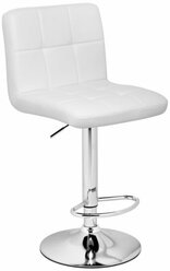 Стул барный Woodville Paskal white / chrome