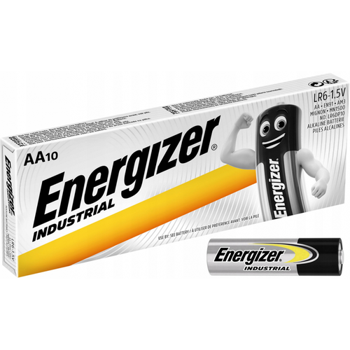 Батарейка ENERGIZER Industrial AA LR6 BOX10 батарейка aa duracell lr6 bl8 8 штук