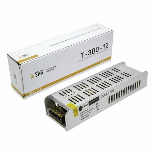 SWG Блок питания SWG 12V 300W IP20 25A T-300-12 002381