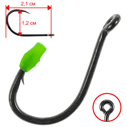 фото Крючки korda kaptor choddy weed 4 (10шт.)