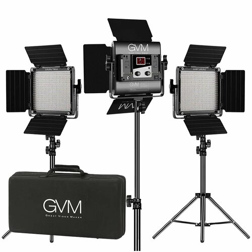 Комплект осветителей GVM 560AS (3шт) GVM-560AS-3L