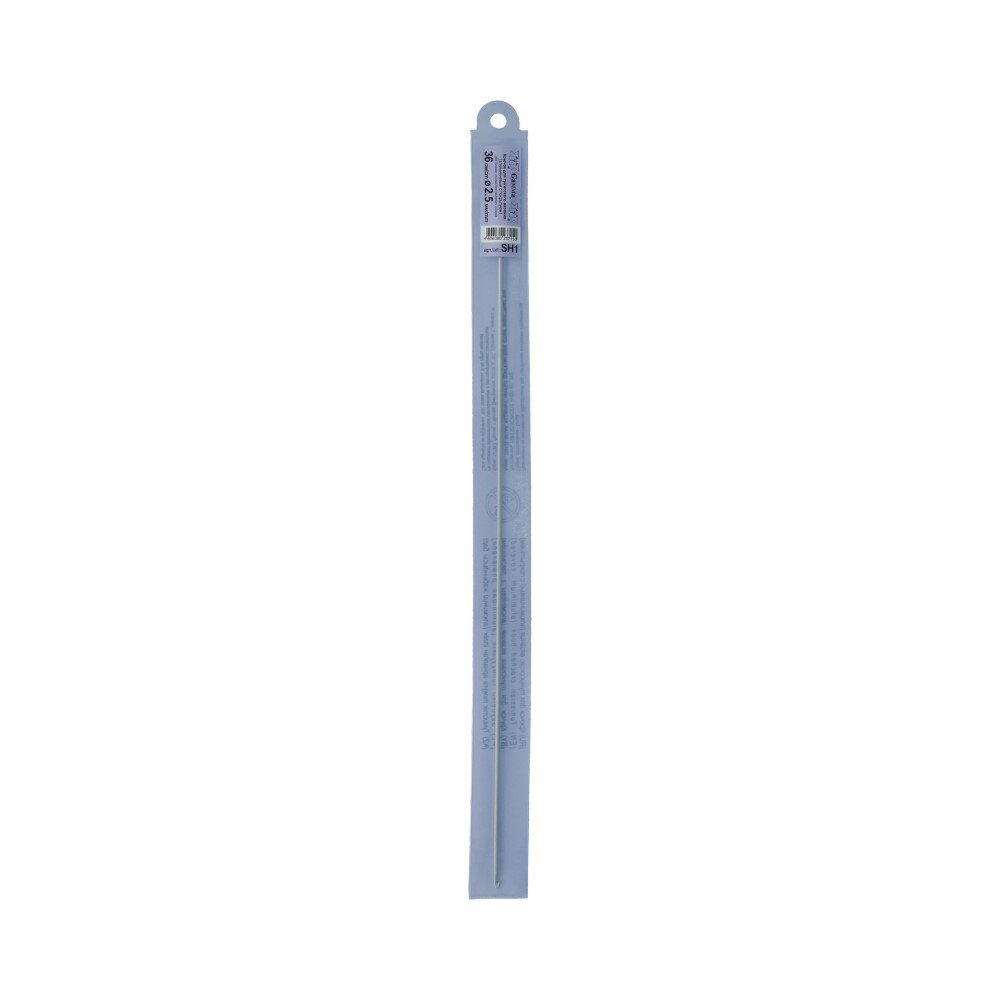 Для вязания Gamma SH1 крючок для тунисского вязания алюминий d 2.5 мм 36 см в чехле .
