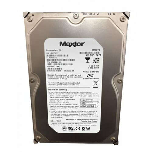 Жесткий диск Maxtor STM3300622A 300Gb 7200 IDE 3.5