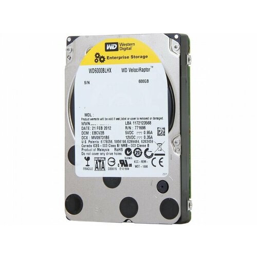 Жесткий диск Western Digital WD6000BLHX 600Gb SATAIII 25 HDD 1814000₽