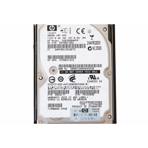 Жесткий диск HP 0B24177 300Gb SAS 25 HDD 3683000₽