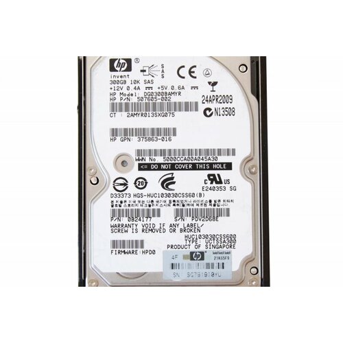 Жесткий диск HP 0B24177 300Gb SAS 2,5