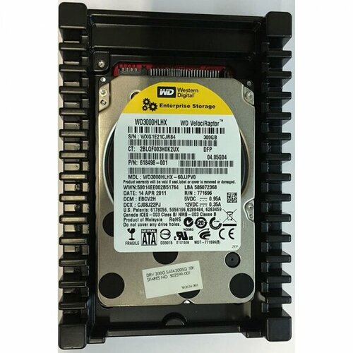 Жесткий диск HP 502599-001 300Gb SATAII 25 HDD 4911500₽