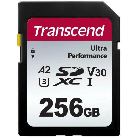 Карта памяти Transcend 256Gb 340S SDXC UHS-I U3 V30 (160/90 MB/s)