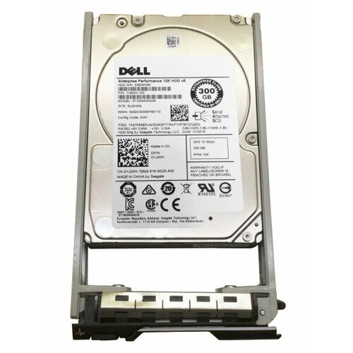 Жесткий диск Dell YJ2KH 300Gb 10520 SAS 25 HDD 1509500₽