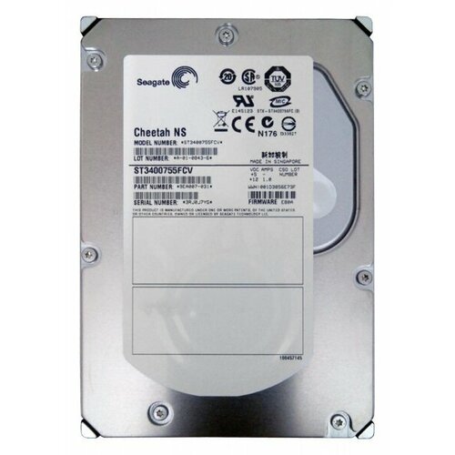 Жесткий диск Seagate ST3400755FCV 400Gb Fibre Channel 35 HDD 7116500₽