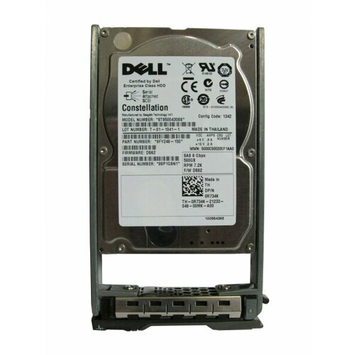Жесткий диск Dell R734K 500 Gb SAS 25 HDD 3494000₽