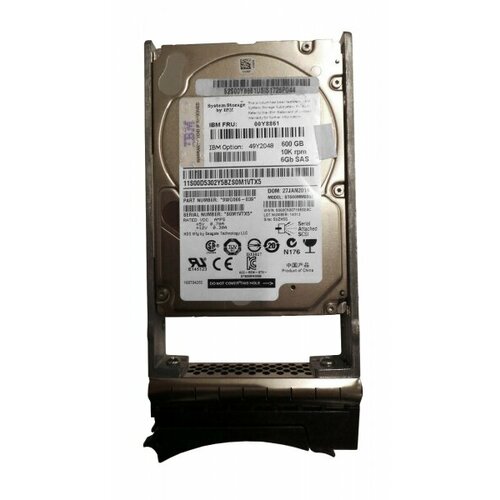Жесткий диск IBM 42D2048 600Gb SAS 25 HDD 5027000₽