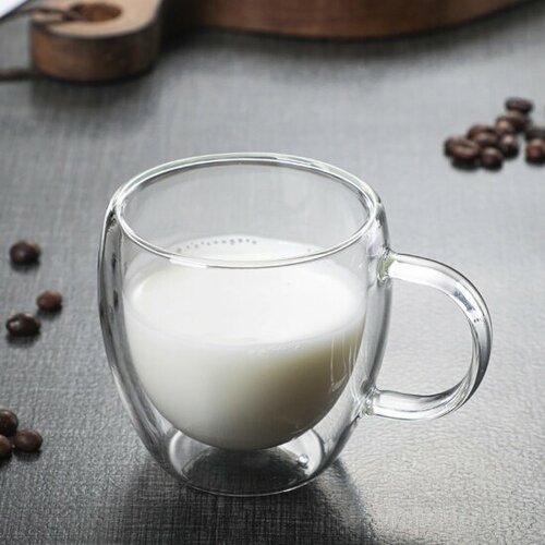 Кружка с двойными стенками KIMBERLY 4794987 термостойкая (овальная ручка), 250 мл