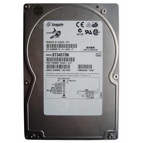 Жесткий диск Seagate 9J4001 455Gb 7200 U20SCSI 35 HDD 6843500₽