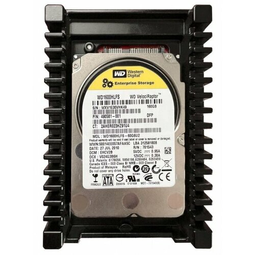 Жесткий диск Western Digital WD1600HLFS 160Gb 10000 SATAII 25 HDD 1142000₽