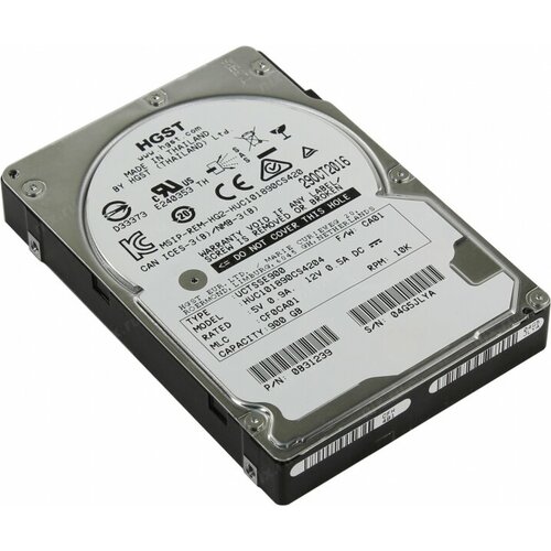 Жесткий диск HGST 0B31239 900Gb 10520 SAS 2,5 HDD жесткий диск fujitsu ca07670 e776 900gb 10520 sas 2 5 hdd