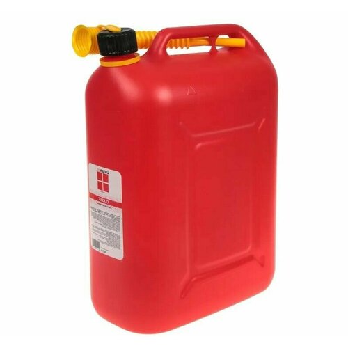 канистра для бензина oktan 10 л красная пластиковая Канистра 25л. пластиковая для ГСМ (380х245х415) (красная) Oktan Classic А1-01-05