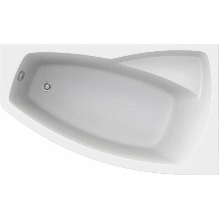 Акриловая ванна BAS Камея Pro 160х95 правая с каркасом без гидромассажа (В А0120)