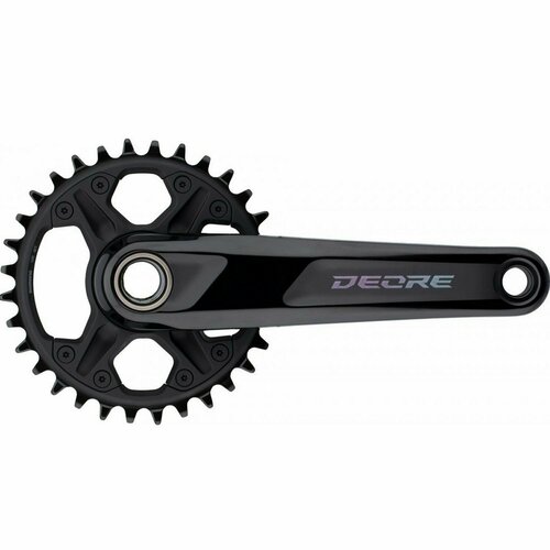 Система велосипедная Shimano Deore FC-M6120-1, 170.0 mm 32T, черный, EFCM61201CXA2