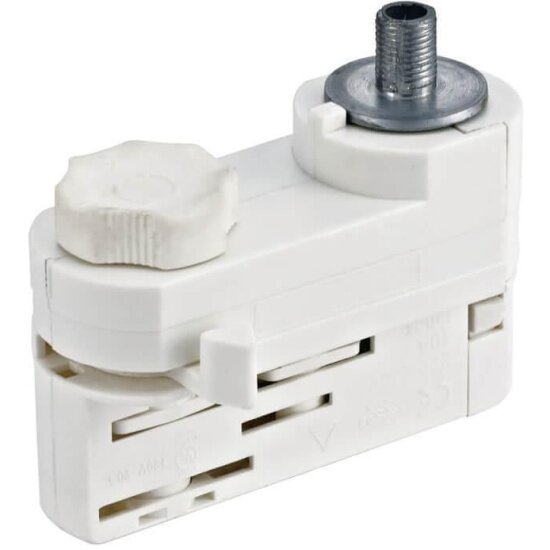 Адаптер для однофазного шинопровода Uniel UBX-A61 White (09787)