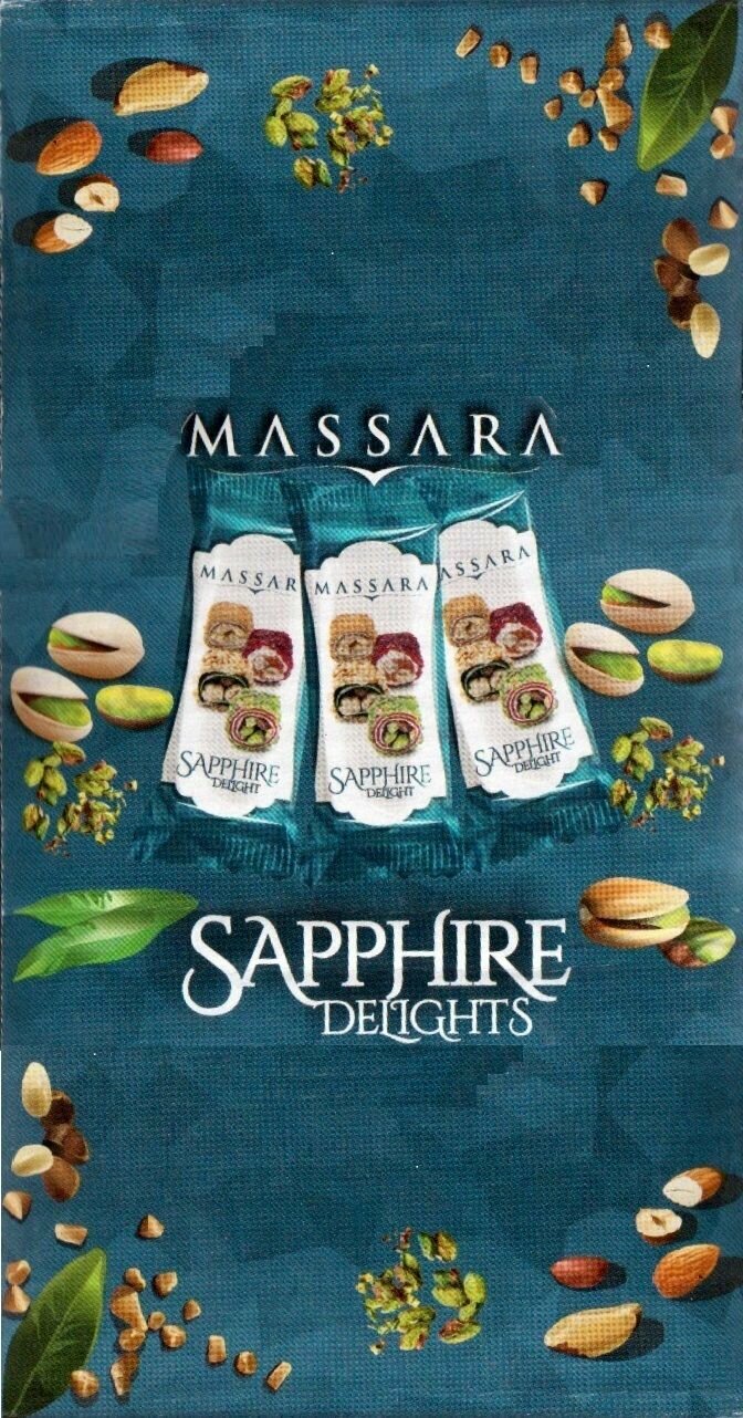 Премиальные восточные сладости MASSARA Sapphire Delights ассорти 60г - фотография № 6