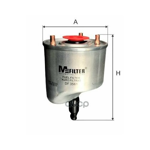 Df 3561_Фильтр Топливный! Citroen Berlingo/C3/C4/C5, Peugeot 207/208/308/408 1.4Hdi-1.6Hdi 09> M-Filter арт. DF 3561